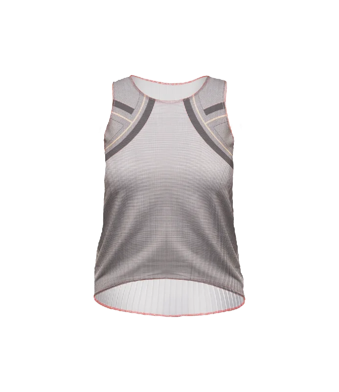 196048-025 | SCULPT PLEATED TANK | ASPHALT