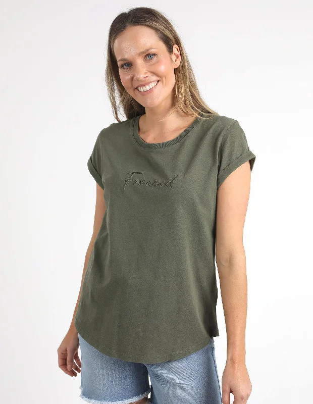 Foxwood Signature Tee Khaki