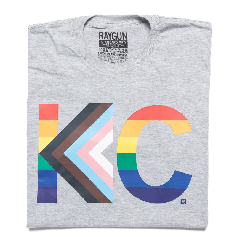 KC Text Progress Pride Flag