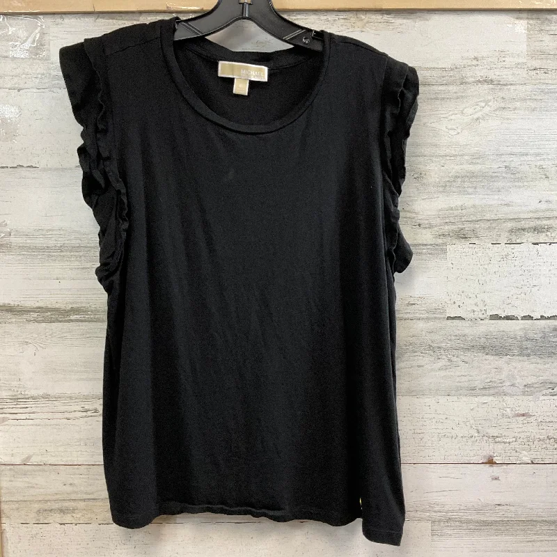 Black Top Sleeveless Michael By Michael Kors, Size Xl