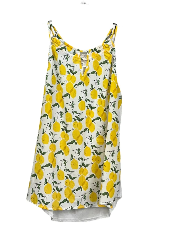 Lemon Top Sleeveless Market & Spruce, Size M