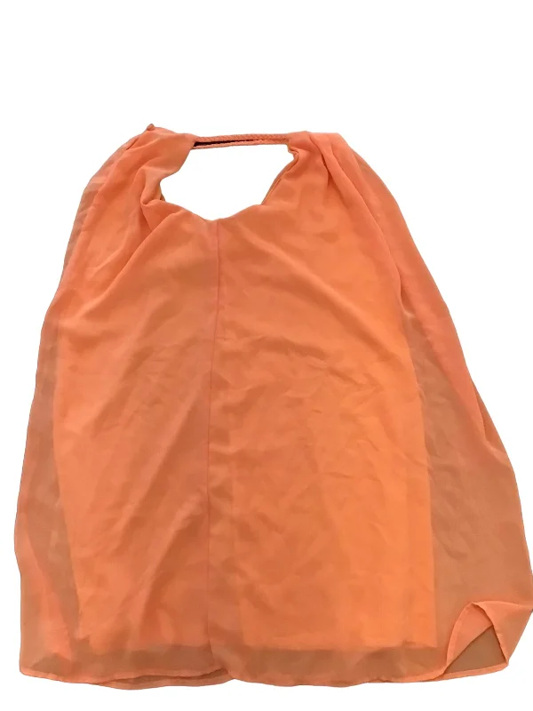 Orange Blouse Sleeveless Soprano, Size Xs