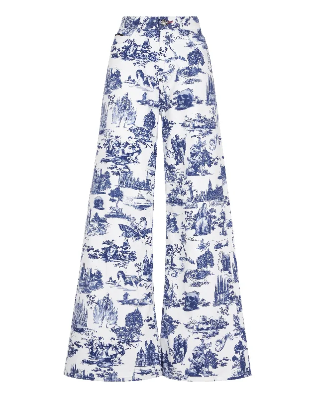 Denim Mykonos Fit Print En PLEIN air