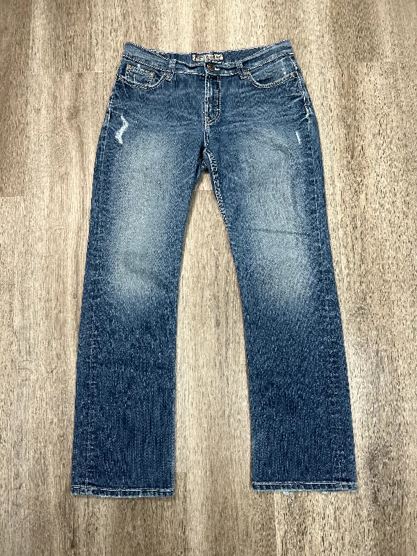 Jeans Boot Cut By Bke In Blue Denim, Size: 8