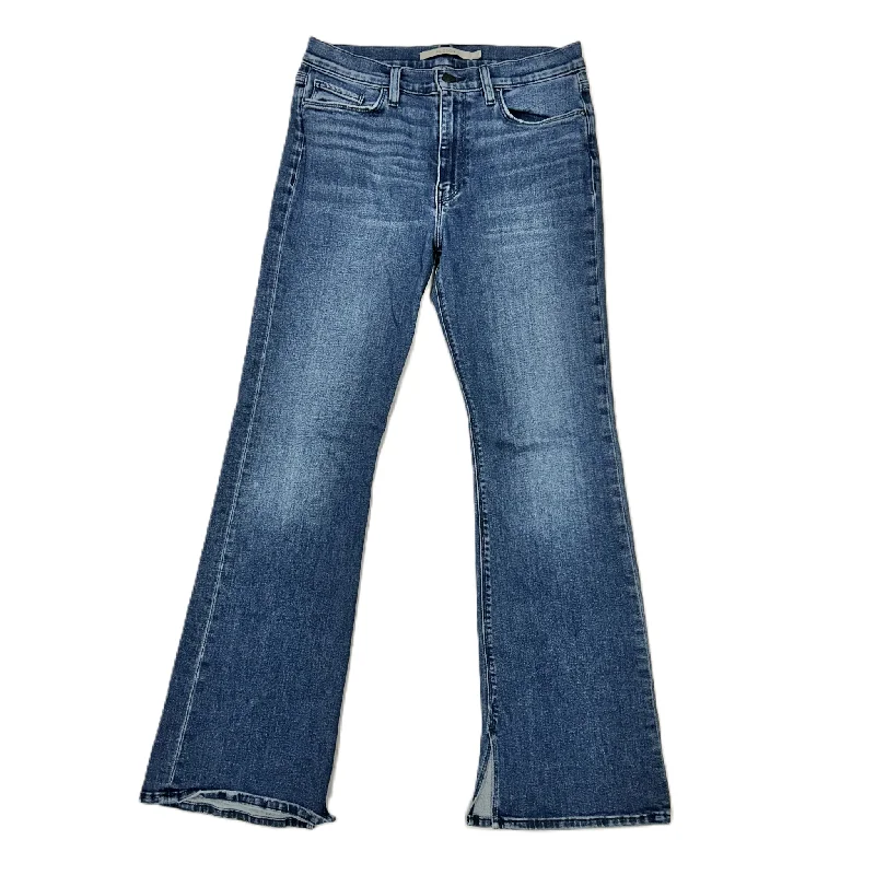 Jeans Boot Cut By Hudson In Blue Denim, Size: 8