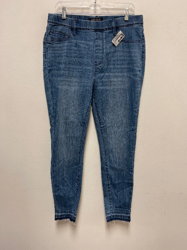 Jeans Jeggings By Judy Blue In Blue Denim, Size: 14