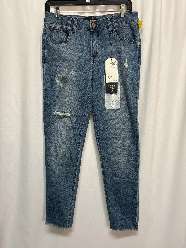 Jeans Skinny By 1822 Denim In Blue Denim, Size: 10