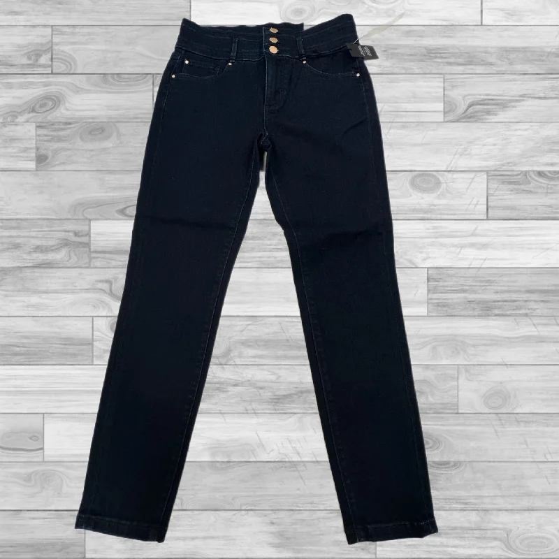 Jeans Skinny By Ann Taylor In Blue Denim, Size: 8p