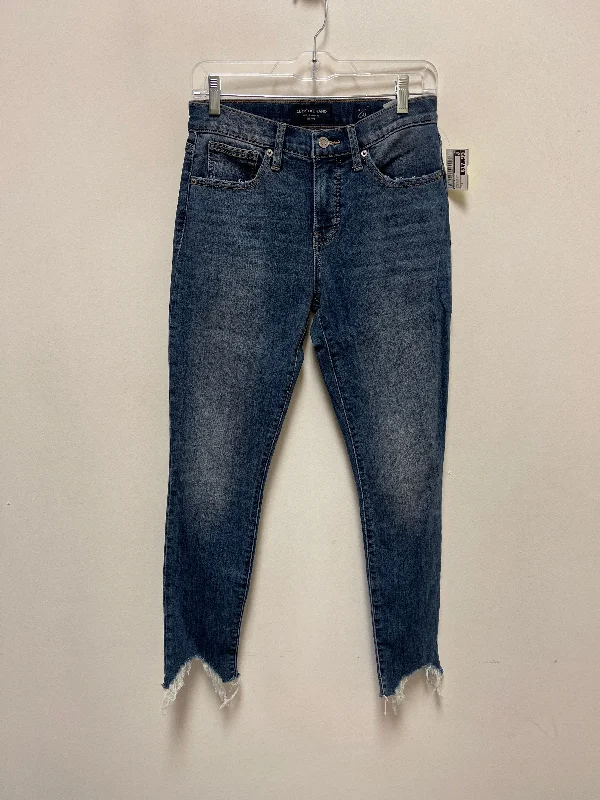 Jeans Skinny By Lucky Brand In Blue Denim, Size: 6