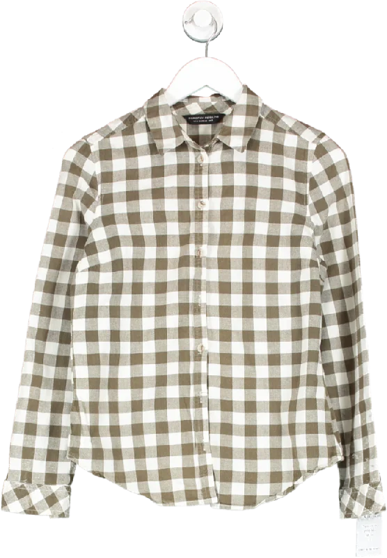 dorothy perkins Brown Checked Shirt UK 12