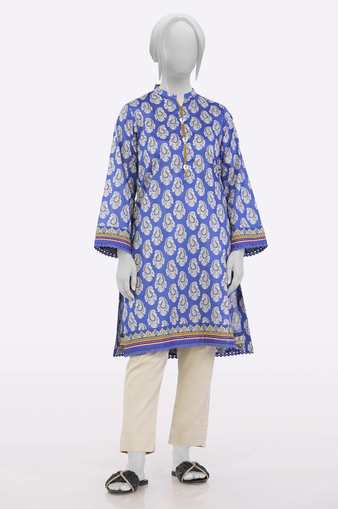 Blue Printed Kurti