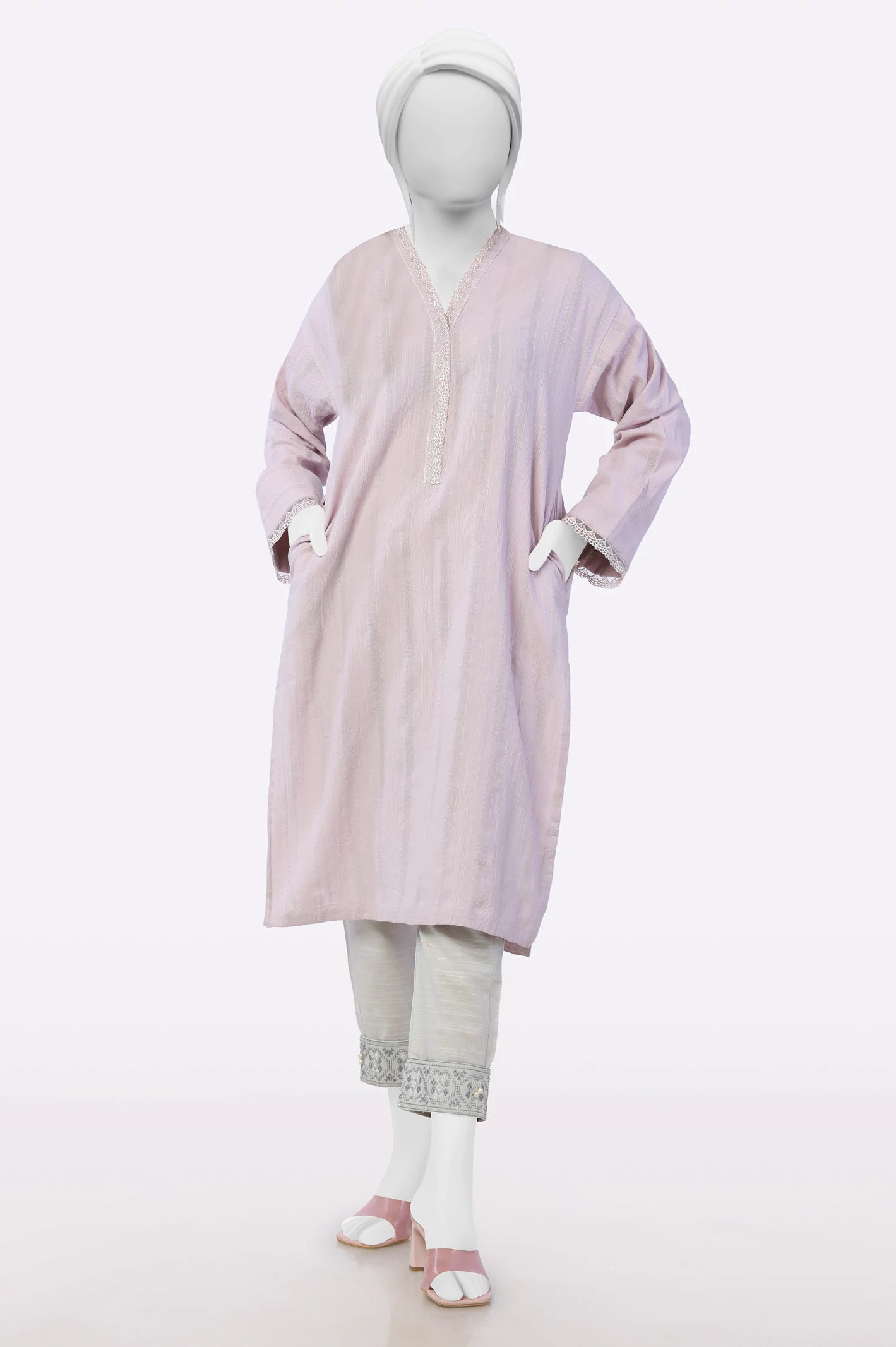 Lilac Stylised Kurti