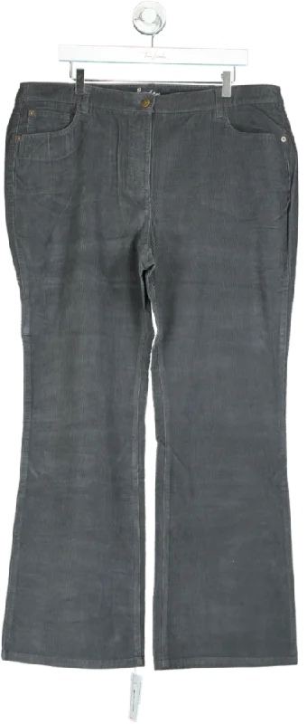 Boden Slate Grey Corduroy Trousers UK 20R