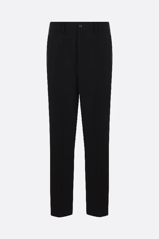 mohair wool tuxedo trousers