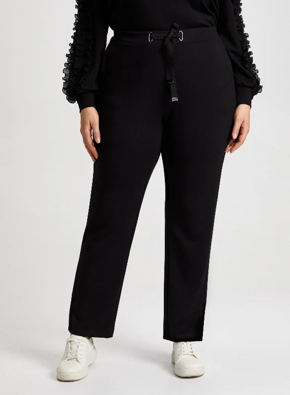 Tie Waist Pull-On Pants