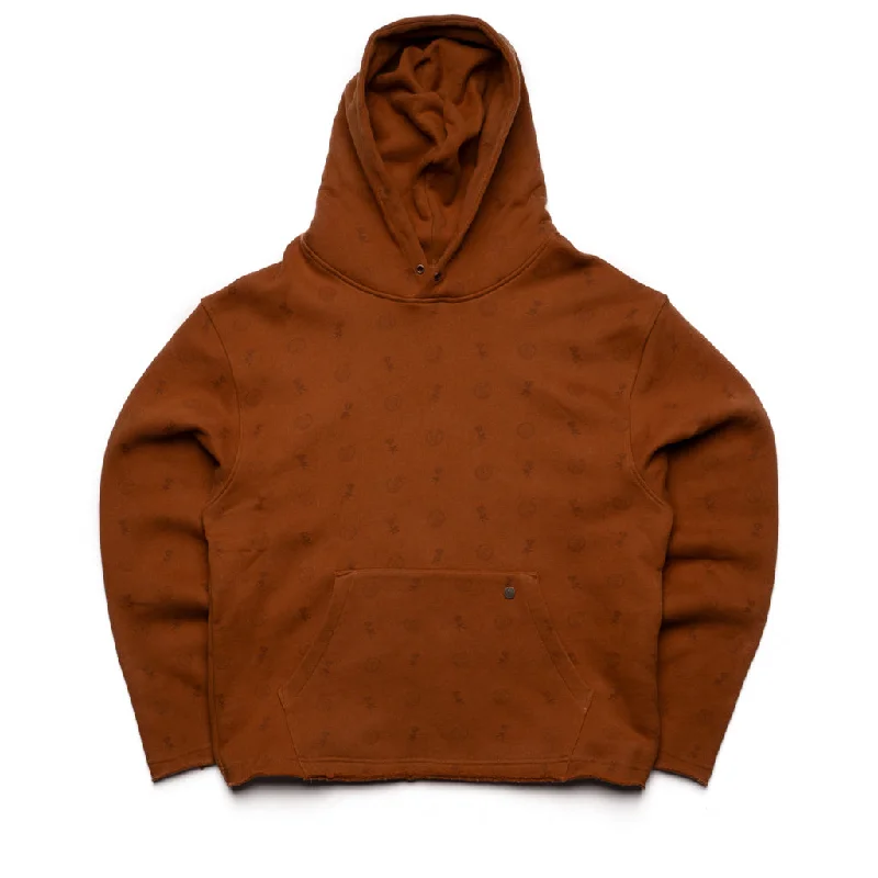 Honor The Gift Raw Edge Hoodie - Copper