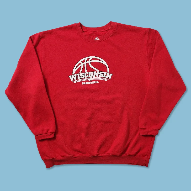 Vintage adidas Wisconsin Basketball Sweater XXL