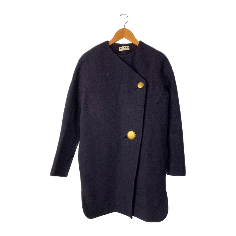 BALENCIAGA/Coat/34/Navy/Wool/393292 TMJ09