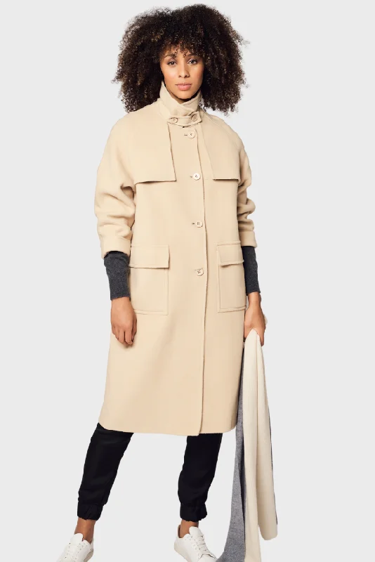 Beige Wool Coat