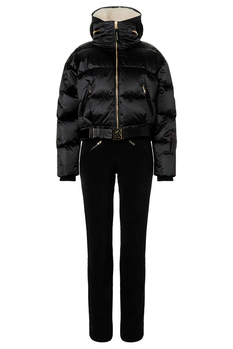 Aya Shearling & Down Tec Ski Suit