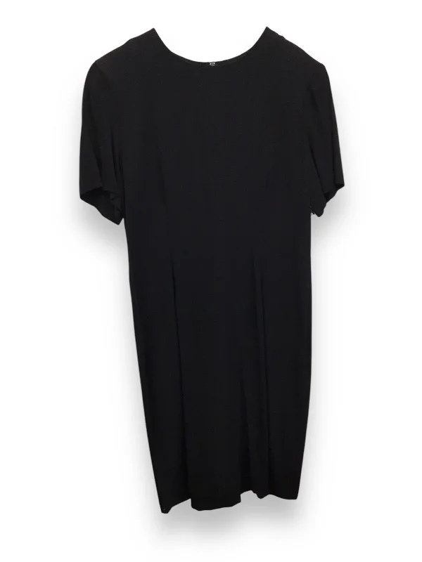 Dress Casual Midi By Leslie Fay In Black, Size: L