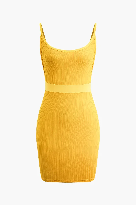 Backless Slip Mini Dress