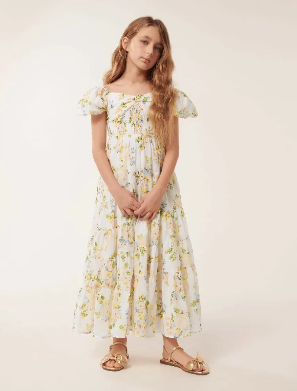 Millie Maxi Slv Teen Dress