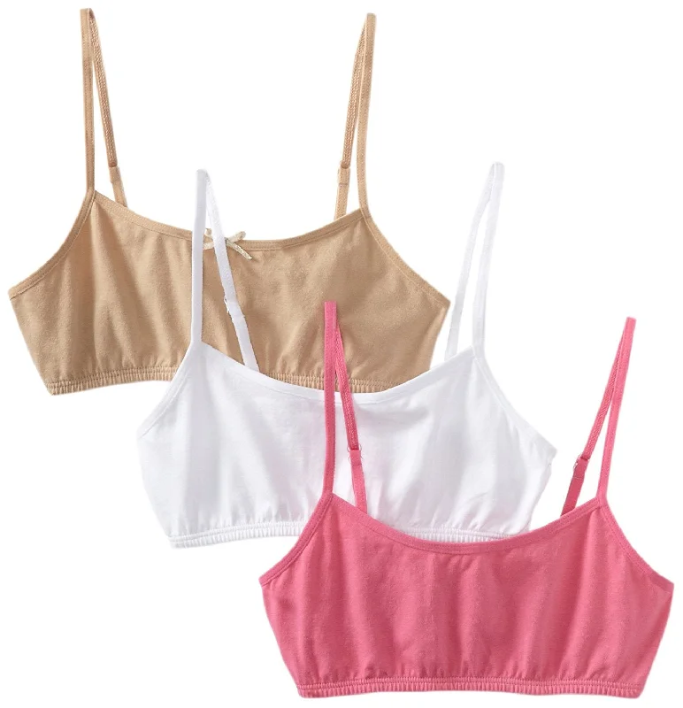 Maidenform Girls 3-Pack Crop Bra