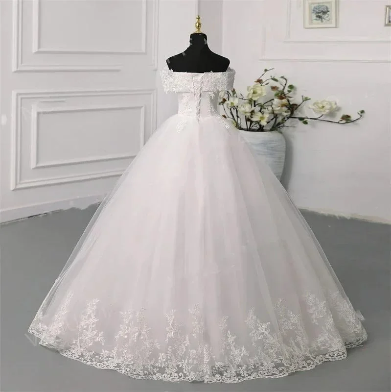 White Floor Length